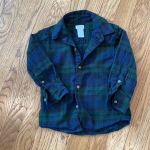 Tartan plaid flannel size 2T. Like new condition!